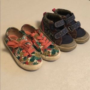Two pairs of toddler shoes See Kai Run & Zara